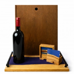 Gift Set with Tray and Coaster Set