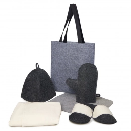 Men's Two-Tone Bath Set with Kilt 