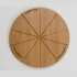 Pizza board, ash wood, 400 mm