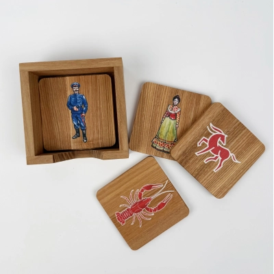 
                                            Set of Coasters 
