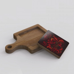 2-in-1 Serving Tray + Coaster 
