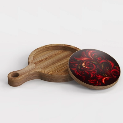 
                                                2-in-1 Serving Tray + Coaster 