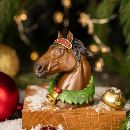 Brown Horse Car Air Freshener, Reusable, Handmade