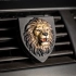 Lion car air freshener, reusable, handmade