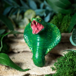 Green Snake Car Air Freshener, Reusable, Handmade