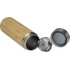 Stainless steel mug with tea strainer in bamboo look 350ml Stainless steel mug with tea strainer in bamboo look 350ml