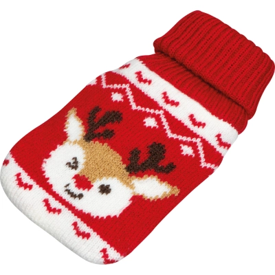 
                                            Hand warmer with christmas knitted cover
                                            