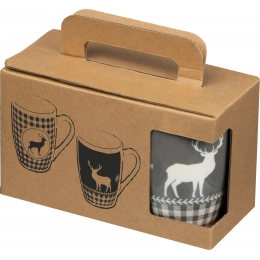 Набор 2 рождественских кружек 300 мл