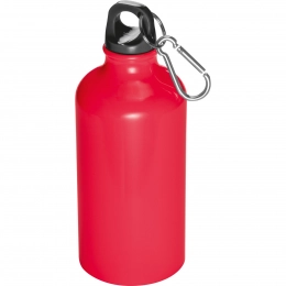 Metal bottle with snaphook 500 ml