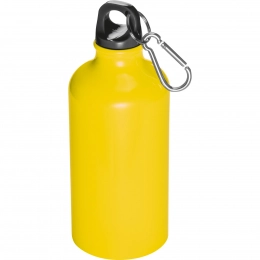 Metal bottle with snaphook 500 ml