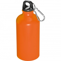 Metal bottle with snaphook 500 ml