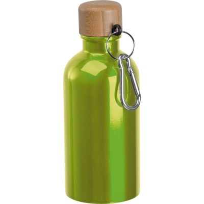 
                                                Stainless steel drinking bottle with carabiner, 400ml
                                                