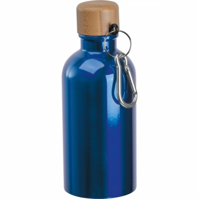 
                                                Stainless steel drinking bottle with carabiner, 400ml
                                                