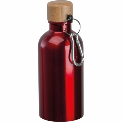 
                                                Stainless steel drinking bottle with carabiner, 400ml
                                                