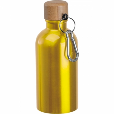 
                                                Stainless steel drinking bottle with carabiner, 400ml
                                                