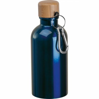 
                                                Stainless steel drinking bottle with carabiner, 400ml
                                                
