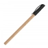 Wooden ballpen with black plastic cap Wooden ballpen with black plastic cap