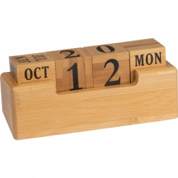 Everlasting bamboo desk calendar