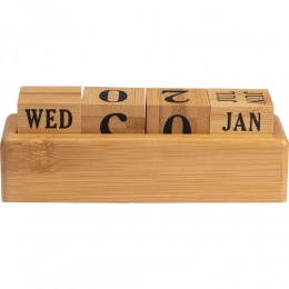 Everlasting bamboo desk calendar