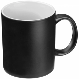 Black mug with colored inside 300 ml