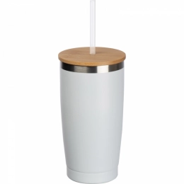 To go cup with straw