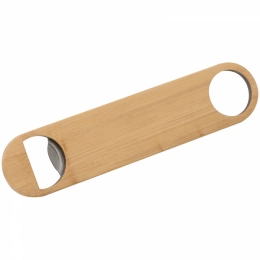 Bamboo-metal bottle opener