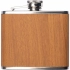 Stainless Steel Hip Flask with wooden Coating Stainless Steel Hip Flask with wooden Coating