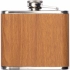 Stainless Steel Hip Flask with wooden Coating Stainless Steel Hip Flask with wooden Coating