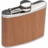 Stainless Steel Hip Flask with wooden Coating Stainless Steel Hip Flask with wooden Coating