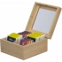 Wooden Tea-Box with Glass Lid