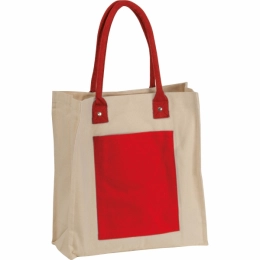 Сумка из холста с длинными ручками, плотность 320 г/м2