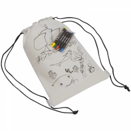 Детский рюкзак-мешок для раскраски