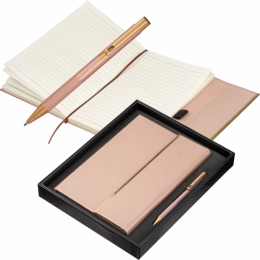 Набор из кожаного блокнота и ручки CrisMa