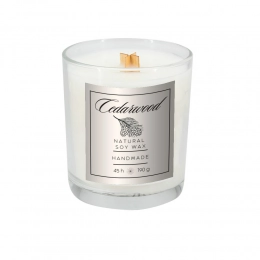 Soy candle 190g Cedarwood