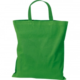 Cotton bag with short handles