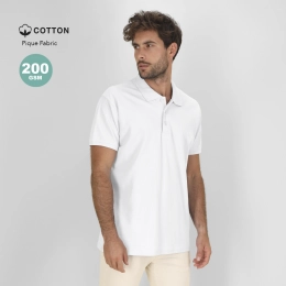 Adult White Polo Shirt Chaplin