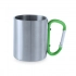 Mug with carabiner