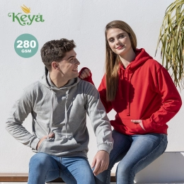 Взрослая толстовка с капюшоном keya SWP280