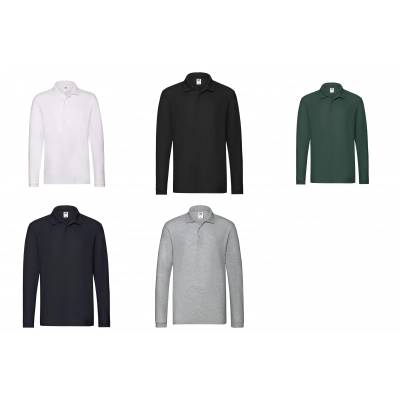 
                                                Adult Polo Shirt Premium Long Sleeve
                                                