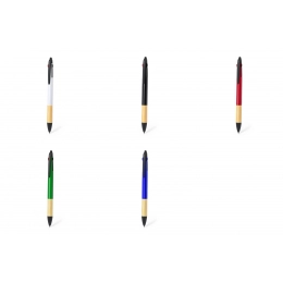 Шариковая ручка с сенсорным стилусом Milok.