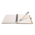 B6 recycled notebook with pen