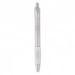 Ballpoint pen with rubber grip