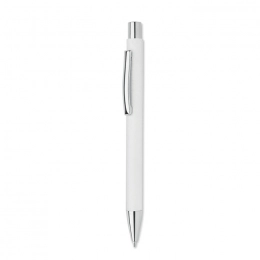 Recycled paper push ball pen