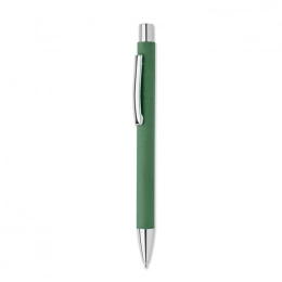 Recycled paper push ball pen
