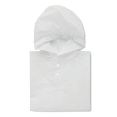 
                                                PEVA kid rain coat with hood
                                                
