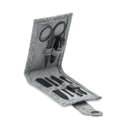 RPET felt 6 piece manicure set