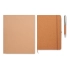 Recycled leather notebook set
