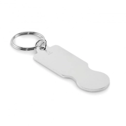 Key ring with trolley token