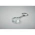 Glass round award key ring