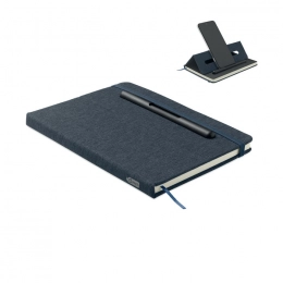 A5 notebook with phone holder